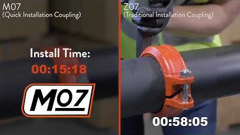 Shurjoint M07 Quick Install Coupling Comparison