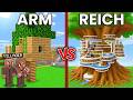 ARMES BAUMHAUS vs. REICHES BAUMHAUS in Minecraft!