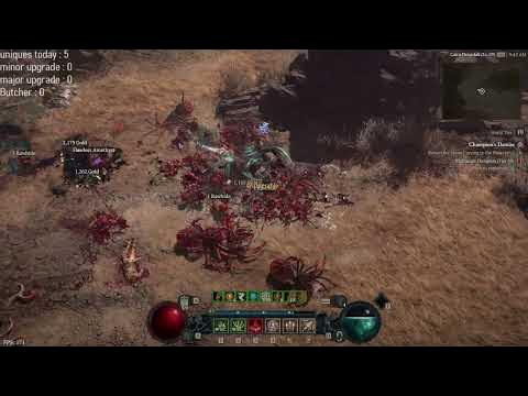 Diablo IV : Progress leveling Gameplay Bonespear necromancer Pt. 4