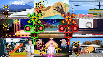 踏切アニメ 空想踏切カンカン作品まとめ集 No 1 良いとこ取り Overview Of My Imaginary Railroad Crossing Arts Mp3