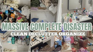 MASSIVE COMPLETE DISASTER CLEAN DECLUTTER ORGANIZE | EXTREME CLEANING MOTIVATION |2025 CLEAN WITH ME