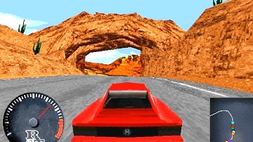 The Need for Speed: SE (PC) 1996. Gameplay: Ferrari. Rusty Springs