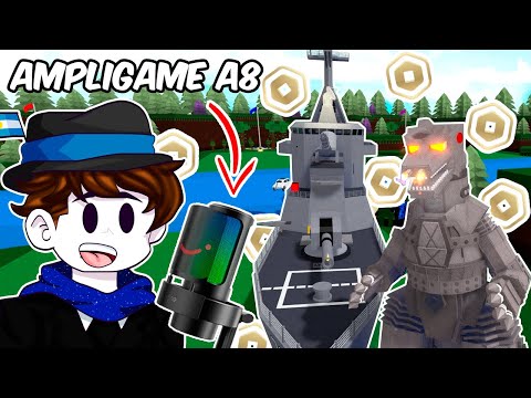 Uso el Micrófono FIFINE Ampligame A8 para calificar Builds de Subs por Robux