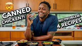 Balling on a Budget - 4 Canned Chicken Recipes by Fit Men Cook 47,171 views 11 months ago 3 minutes, 47 seconds