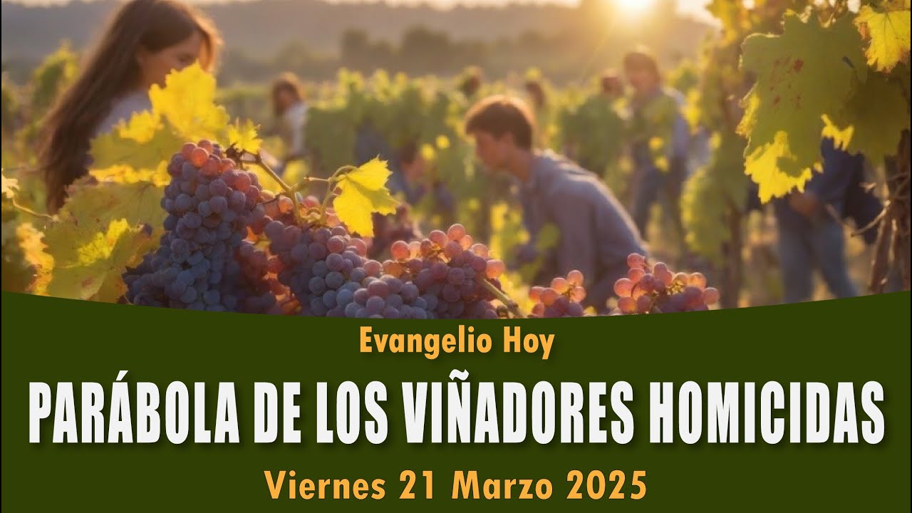 Evangelio de hoy Viernes 1 Marzo 2024 Parábola de los viñadores