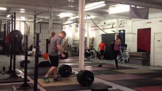 265lb power clean with failed push jerk