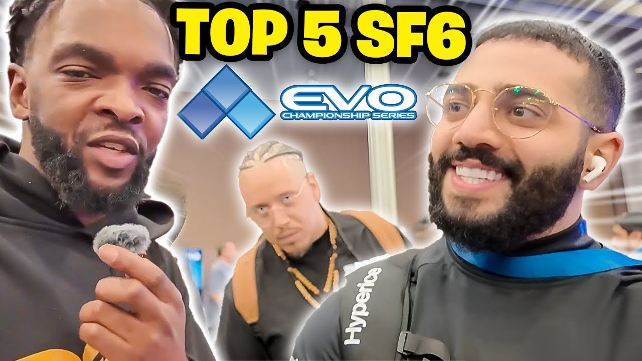 I Asked Pro Players for their Top 5 in SF6 | Evo Vlog