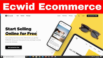 What is ecwid and how to create an ecwid account | Ecommerce mater class