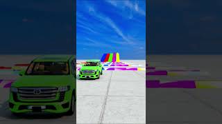 Flatbed Truck McQueen | Transportation with Truck - Pothole vs Car | BeamNG.Drive Gameplay