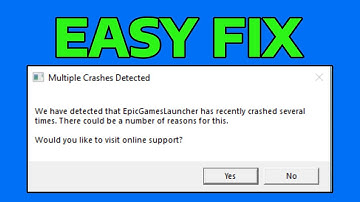 How To Fix Multiple Crash Detected We Have Detected That Epic Games Launcher Has Recently Crashed