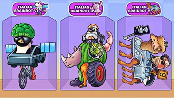 Merge Fellas Italian Brainrot Gameplay Walkthrough Reaching Max Level ×2 All Bosses