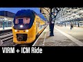 Train Cab Ride NL / 's Hertogenbosch - Utrecht - Zwolle / VIRM + ICM Intercity / Dec 2020