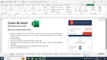 Curso Excel básico e intermedio - Clase 1