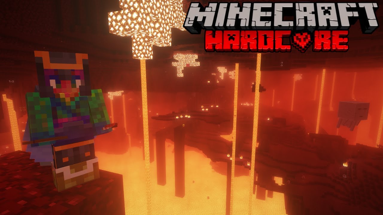 Collecting 100,000 Netherrack in Hardcore Minecraft