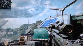 Black Ops 2 Over Map Tomahawk Kill!