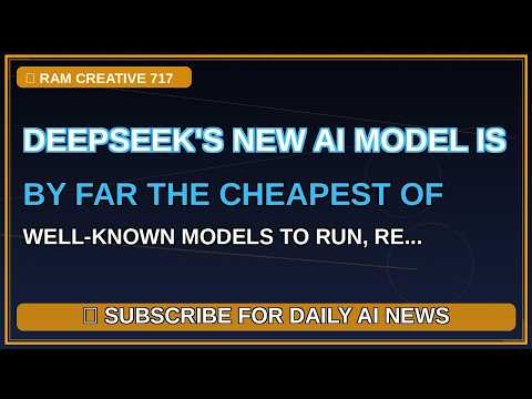 DeepSeek's new AI model is by far the cheapest of well-known models to run, research firm says 🚀
