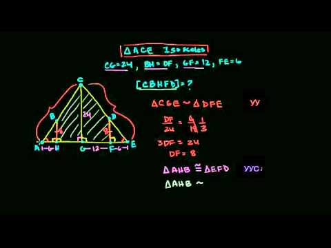 Нахождение площади (подобие и равенство)