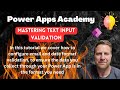 🔍✅ Mastering Text Validation in Power Apps! 🚀 Email & Date Input Made Easy! 🔍✅