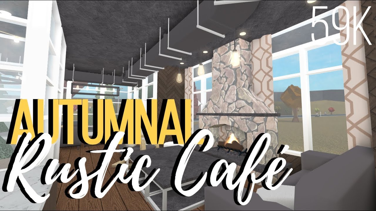 Roblox Welcome To Bloxburg Autumnal Rustic Cafe 59k