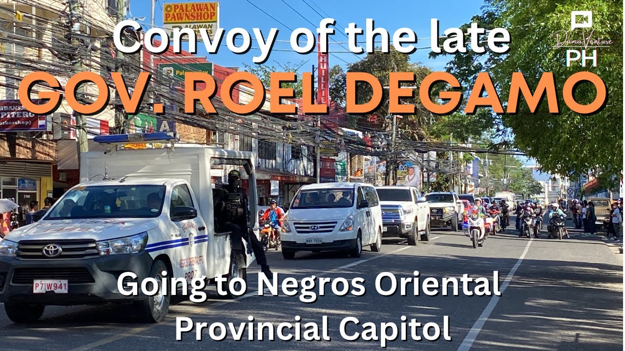 Convoy of the Late Governor Degamo’s body going to Negros Oriental Capitol | PART 1. 3/9/23