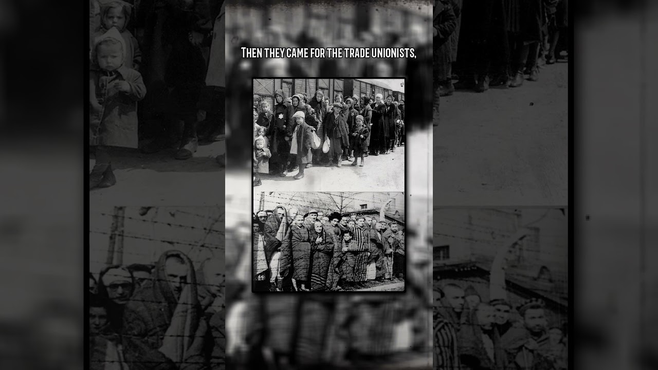 First They Came by Pastor Martin Niemöller