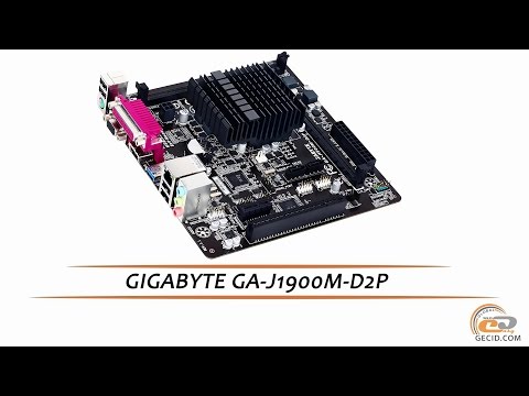 GIGABYTE GA-J1900M-D2P - видеообзор материнской платы