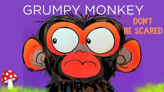 🙉 Grumpy Monkey Don't Be Scared (kids books read aloud) Halloween book