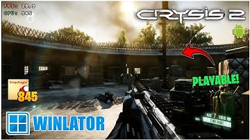 Crysis 2 Android Gameplay Winlator 7.1.3 Glibc - Tested on Snapdragon 845 + Settings!