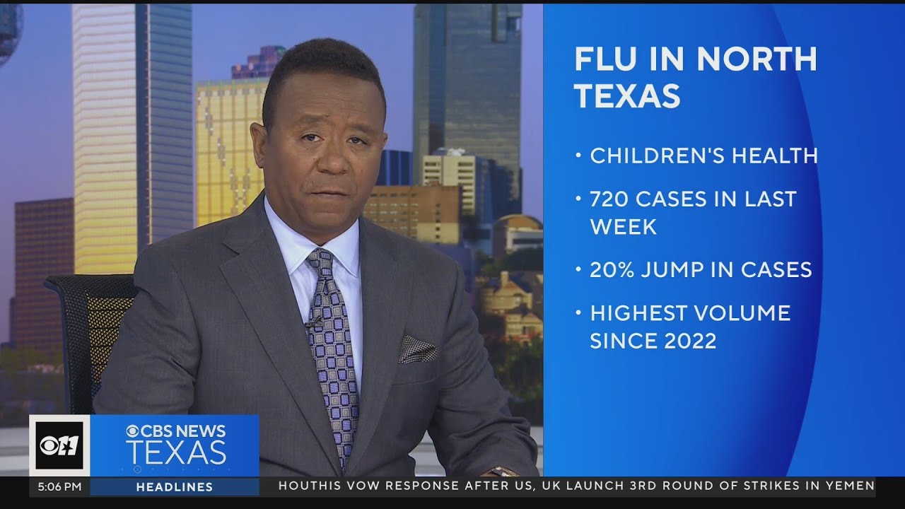 Flu continues to spike in North Texas - YouTube
