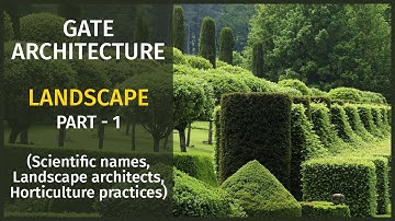 GATE Architecture - Landscape - Part 1