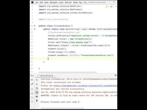 click() vs submit() methods in Selenium WebDriver - Java | Selenium ...