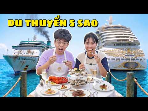 Lần Đầu Thắng Tê Tê Hằng Nga Được Ăn Tối Trên Siêu Du Thuyền 5 Sao