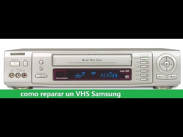 REPRODUCTOR VHS SAMSUNG HILOGIC. MOD SV-235X / AOMPAÑAN 16 PELÍCULAS VHS /  FUNCIONA.