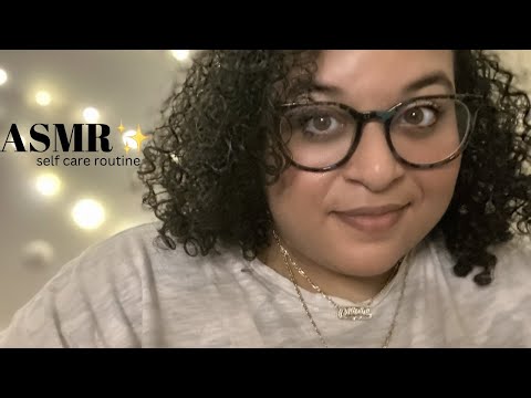 ASMR ~ Self Care with Me ✨ ~ skincare, tapping, whispered rambling, my first NY Comic Con experience
