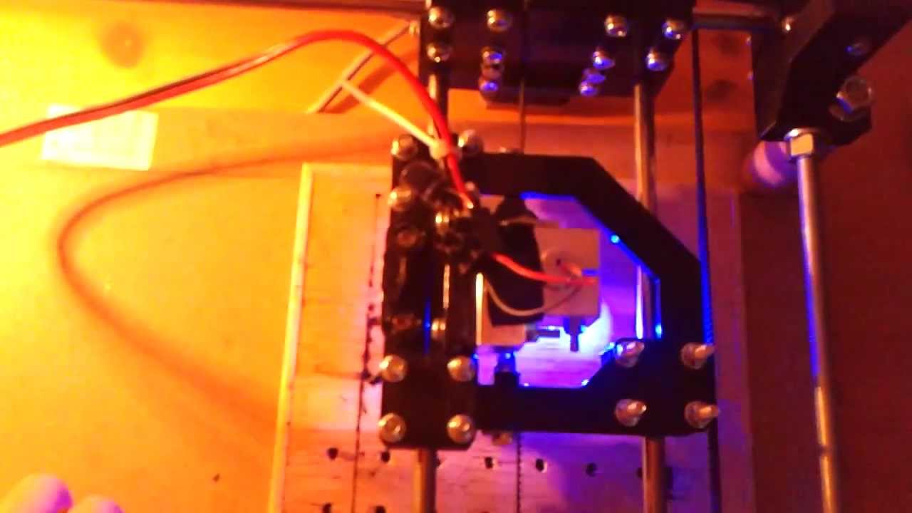 DIY Laser engraver Test Run YouTube