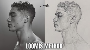 Leer GEZICHT tekenen met de Loomis-methode (Voice-Over Tutorial!)