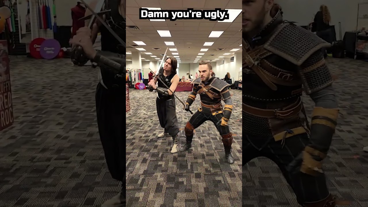 The Witcher goes to a Con 