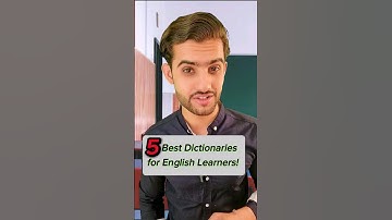 5 Best Dictionaries for English Learners| Must Watch 😱
