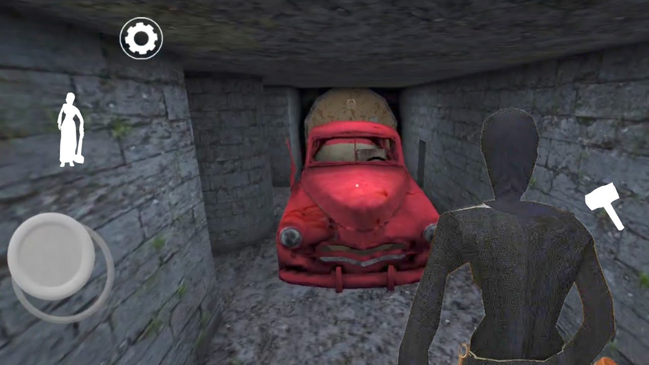 Evil Nun Found A Red Car In Granny House | Granny Game 