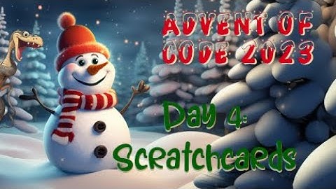 Day 4: Scratchcards [AOC2023 Python]