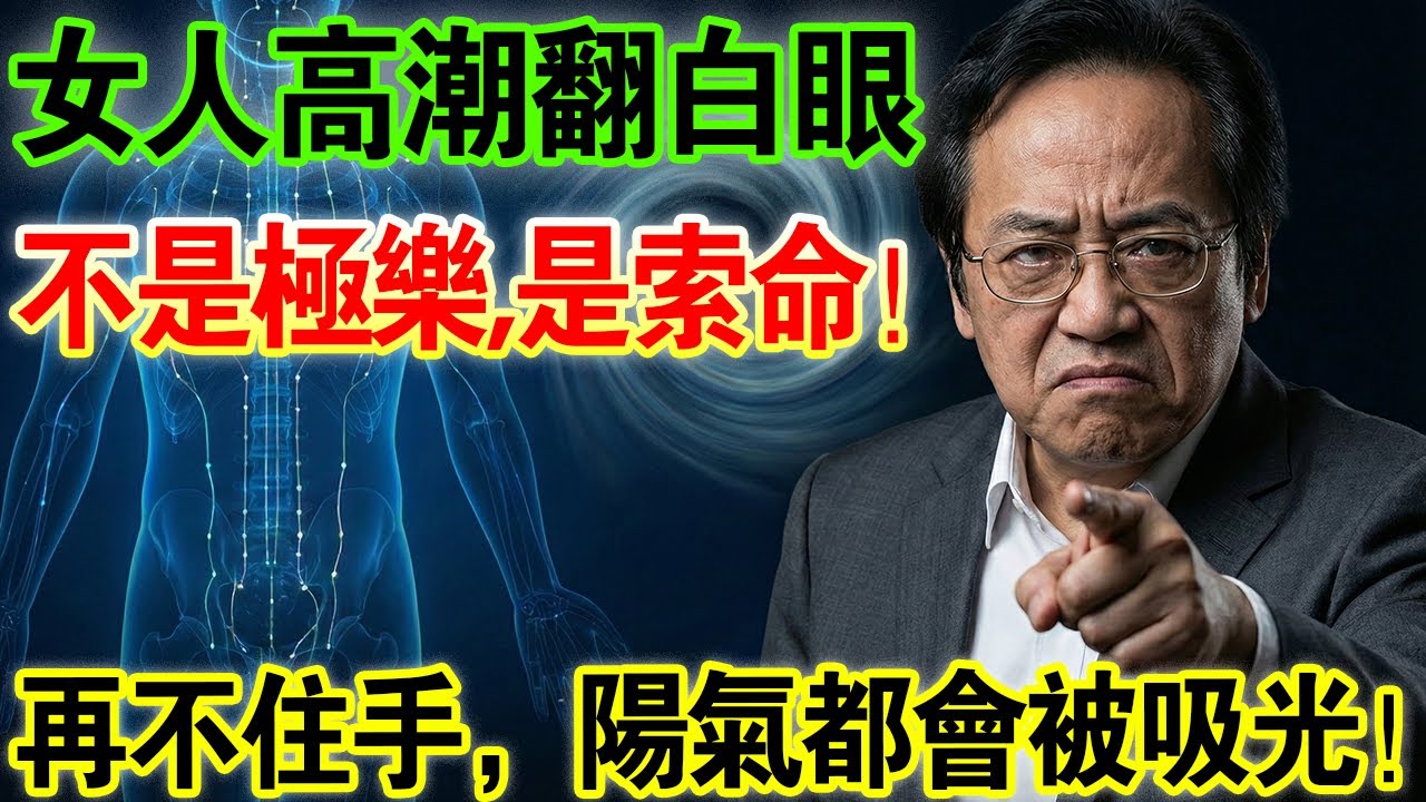 倪海厦憤怒警告：女人房事出現這3種反應，不是「極樂」是「索命」！再不住手，你的陽氣就被吸乾了！#倪海厦 #中醫養生 #房事禁忌 #腎虛 #陽氣 #經方中醫