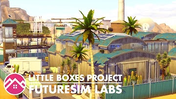 FutureSim Labs 2.0 | Little Boxes Project | The Sims 4 Speed Build