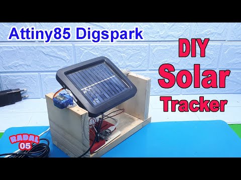 Simple electronic Project diy solar tracker attiny85 digspark