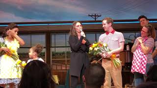 Nicolette Robinson’s final Waitress Musical curtain call   Sara Bareilles’ speech