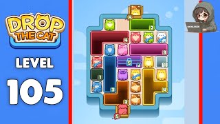 Drop The Cat level 105 solution 