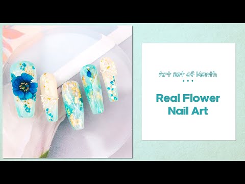 봄을 기다리며 생화 네일🌸ㅣ생화활용하는법ㅣ봄네일ㅣ네일아트ㅣ셀프네일ㅣ#nailart #nailtutorial #nails #flowernailartdesigns