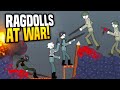 RAGDOLLS FIGHT TO WIN THE WAR - People Playground Gameplay