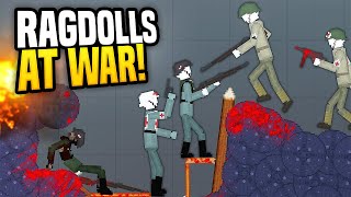 RAGDOLLS FIGHT TO WIN THE WAR - People Playground Gameplay screenshot 5