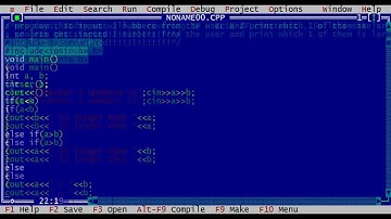 Turbo C++ Tutorial   IF and ESLE IF Construct (HD)