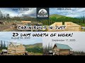 Off grid remote cabin build-Interior Alaska: Cabin built in 27 days worth of work from June-Sept!